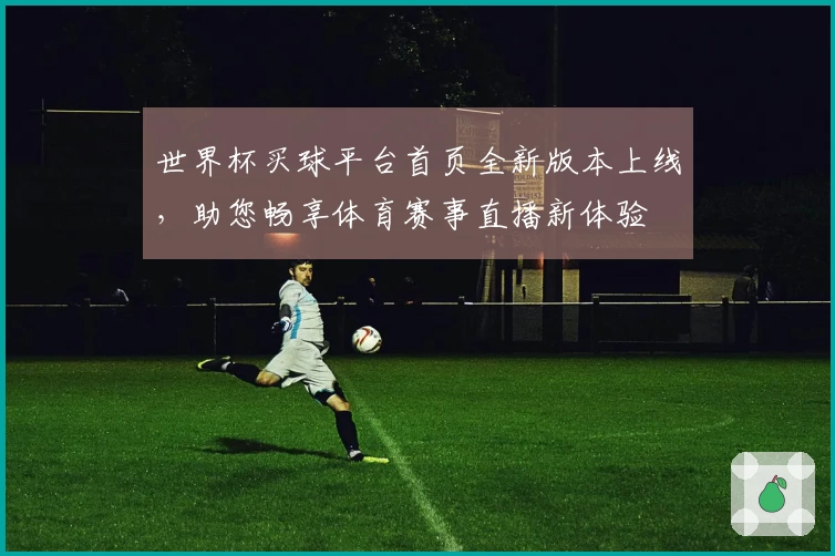 世界杯买球平台首页全新版本上线，助您畅享体育赛事直播新体验