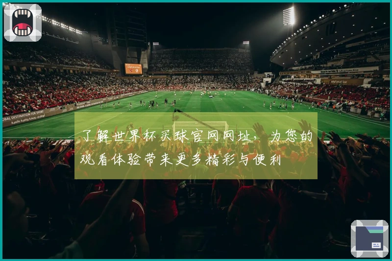 了解世界杯买球官网网址，为您的观看体验带来更多精彩与便利