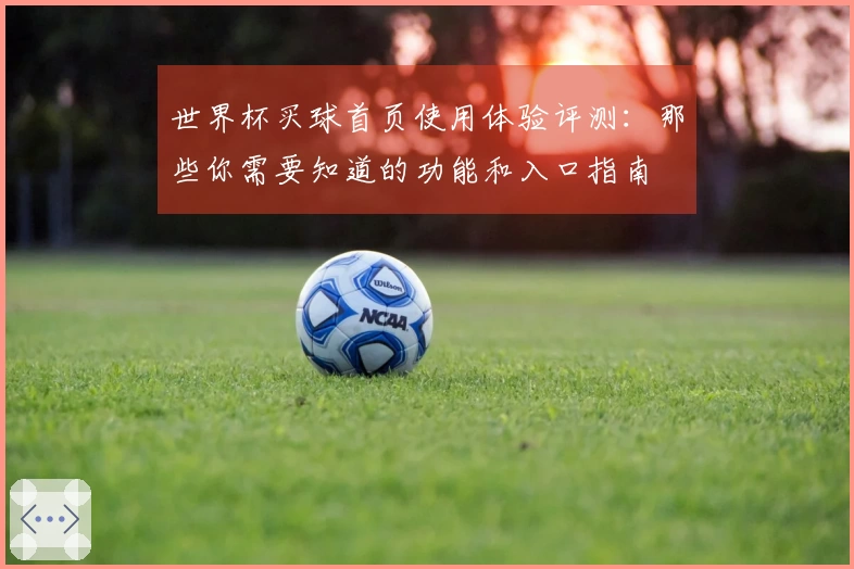 世界杯买球首页使用体验评测：那些你需要知道的功能和入口指南